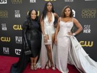 Serena Williams, Venus Williams and their half-sister Isha Price - Source: Getty